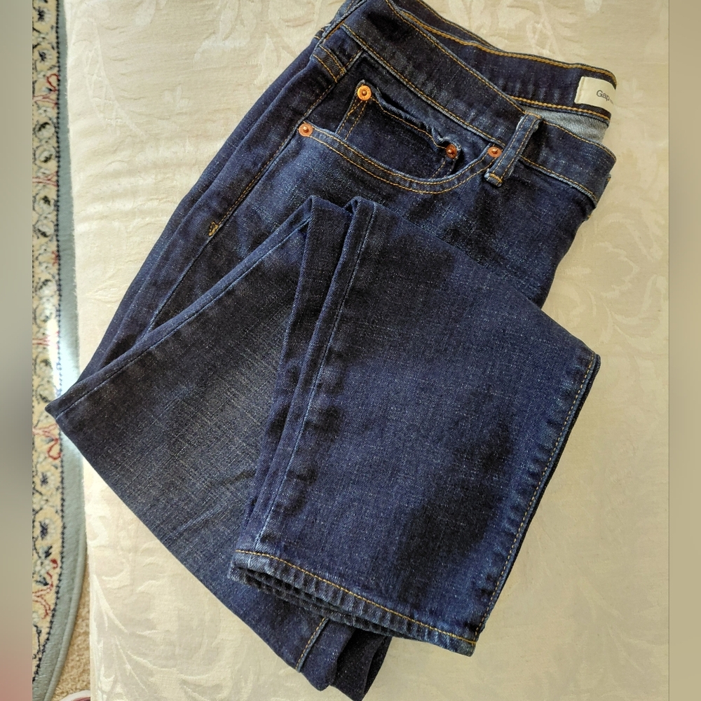 GAP 1969 BEST GIRLFRIEND Dark Blue Denim Jeans